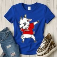 GOAT Dabbing Fantasy Football Champion Women's T-Shirt thumb 3