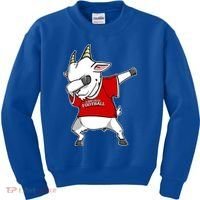 GOAT Dabbing Fantasy Football Champion Kids Sweatshirt thumb 0