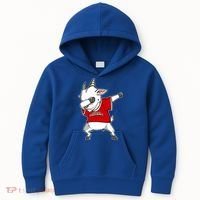 GOAT Dabbing Fantasy Football Champion Kids Hoodie thumb 0