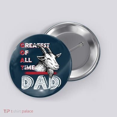 Goat Dad Button