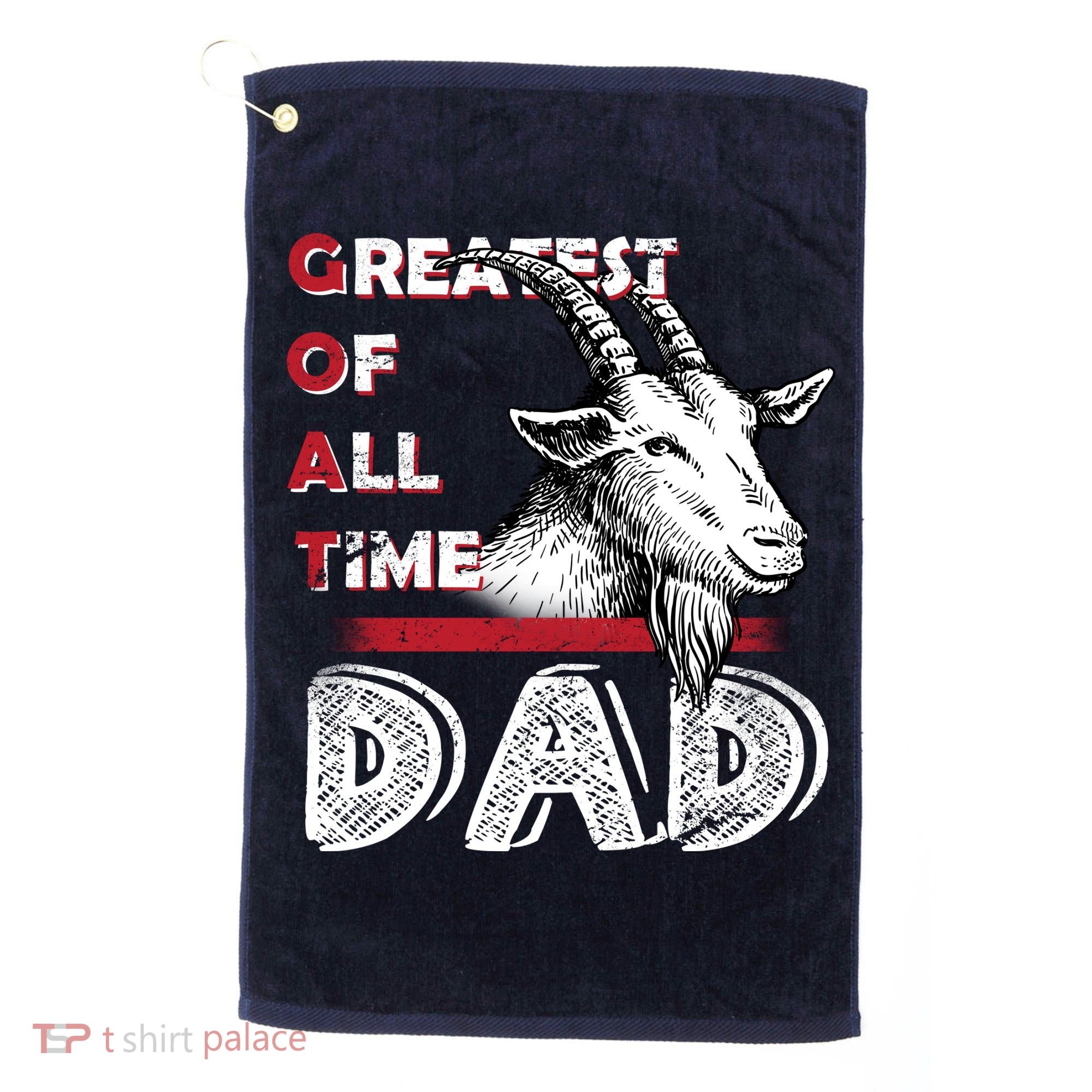 Goat Dad Golf Towel