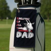 Goat Dad Golf Towel thumb 2