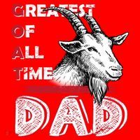 Goat Dad Santa Hat thumb 1