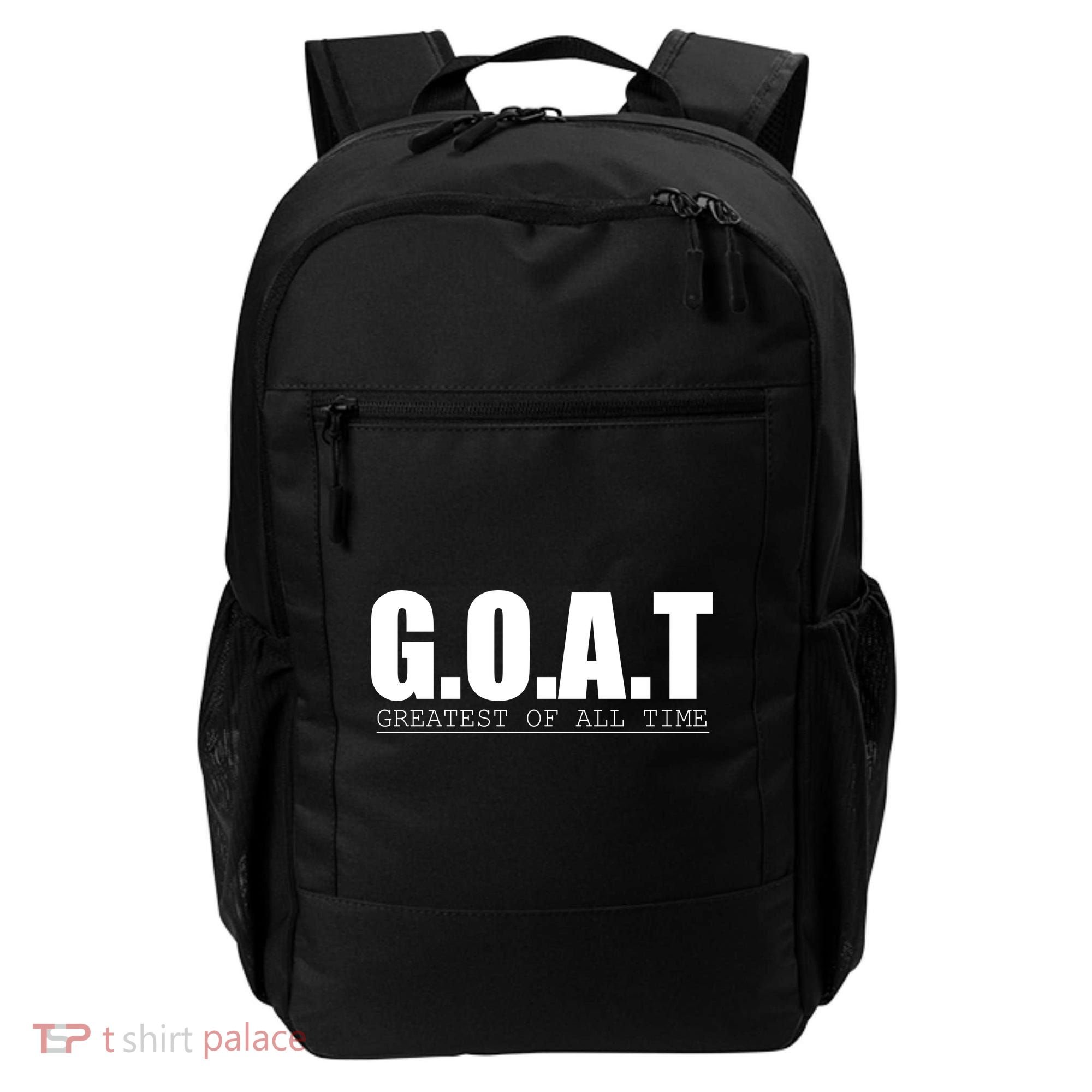 Goat Great Of All Time Backpack