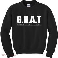 Goat Great Of All Time Kids Sweatshirt thumb 0