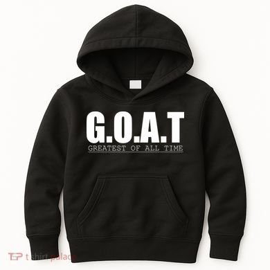 Goat Great Of All Time Kids Hoodie