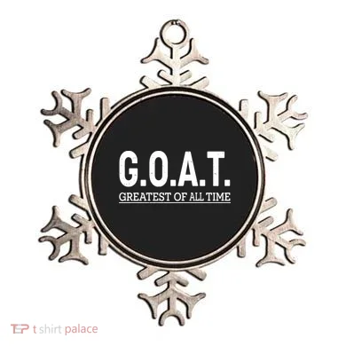 GOAT Greatest Of All Time Ornament