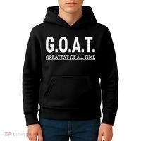 GOAT Greatest Of All Time Kids Hoodie thumb 4
