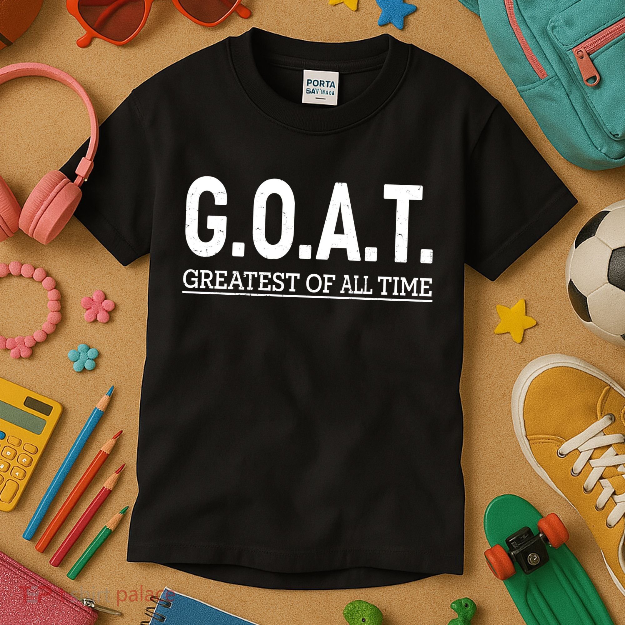 GOAT Greatest Of All Time Kids T-Shirt