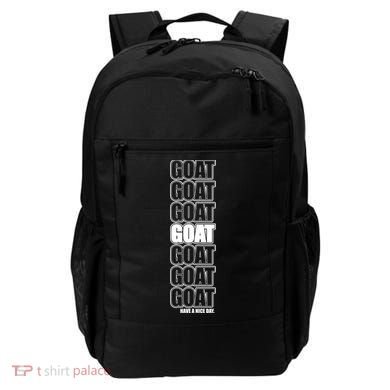GOAT Have A Nice Day Pattern Backpack