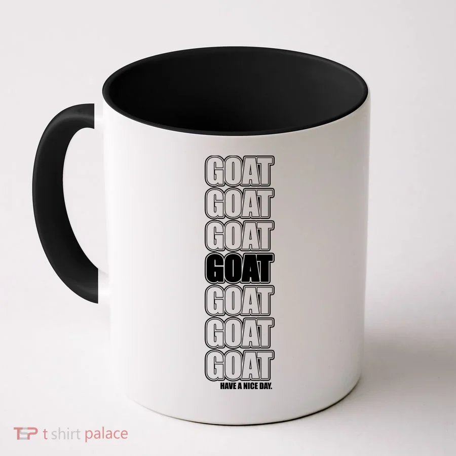 GOAT Have A Nice Day Pattern Coffee Mug