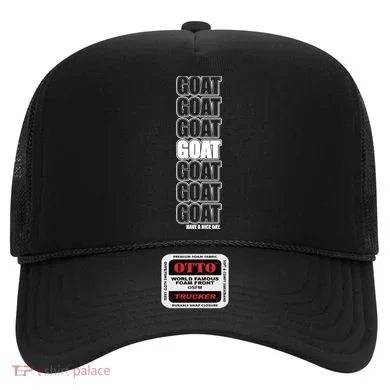 GOAT Have A Nice Day Pattern Hat