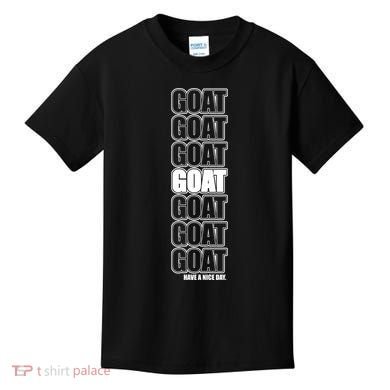 GOAT Have A Nice Day Pattern Kids T-Shirt