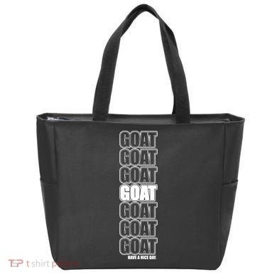 GOAT Have A Nice Day Pattern Tote Bag
