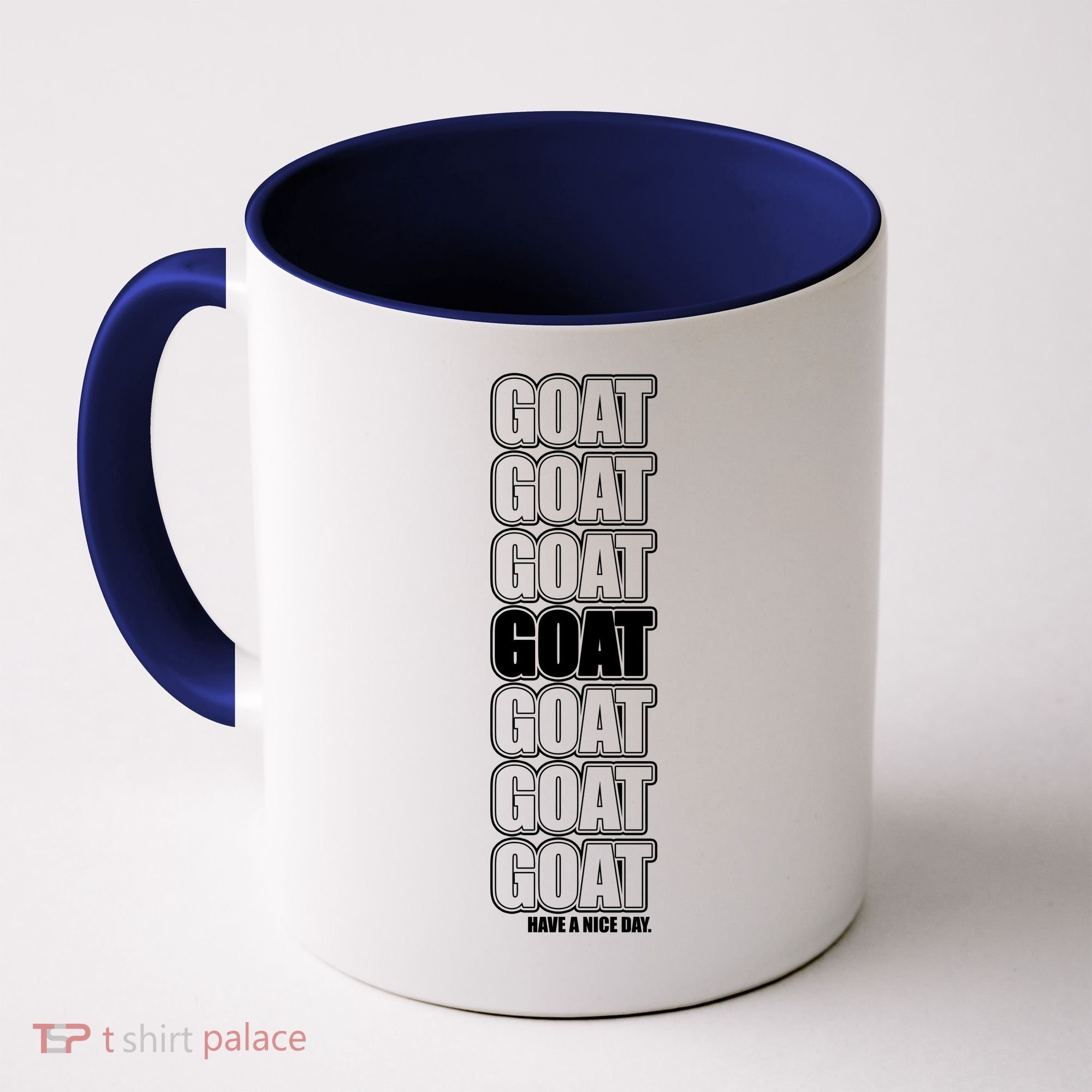 GOAT Have A Nice Day Pattern Coffee Mug