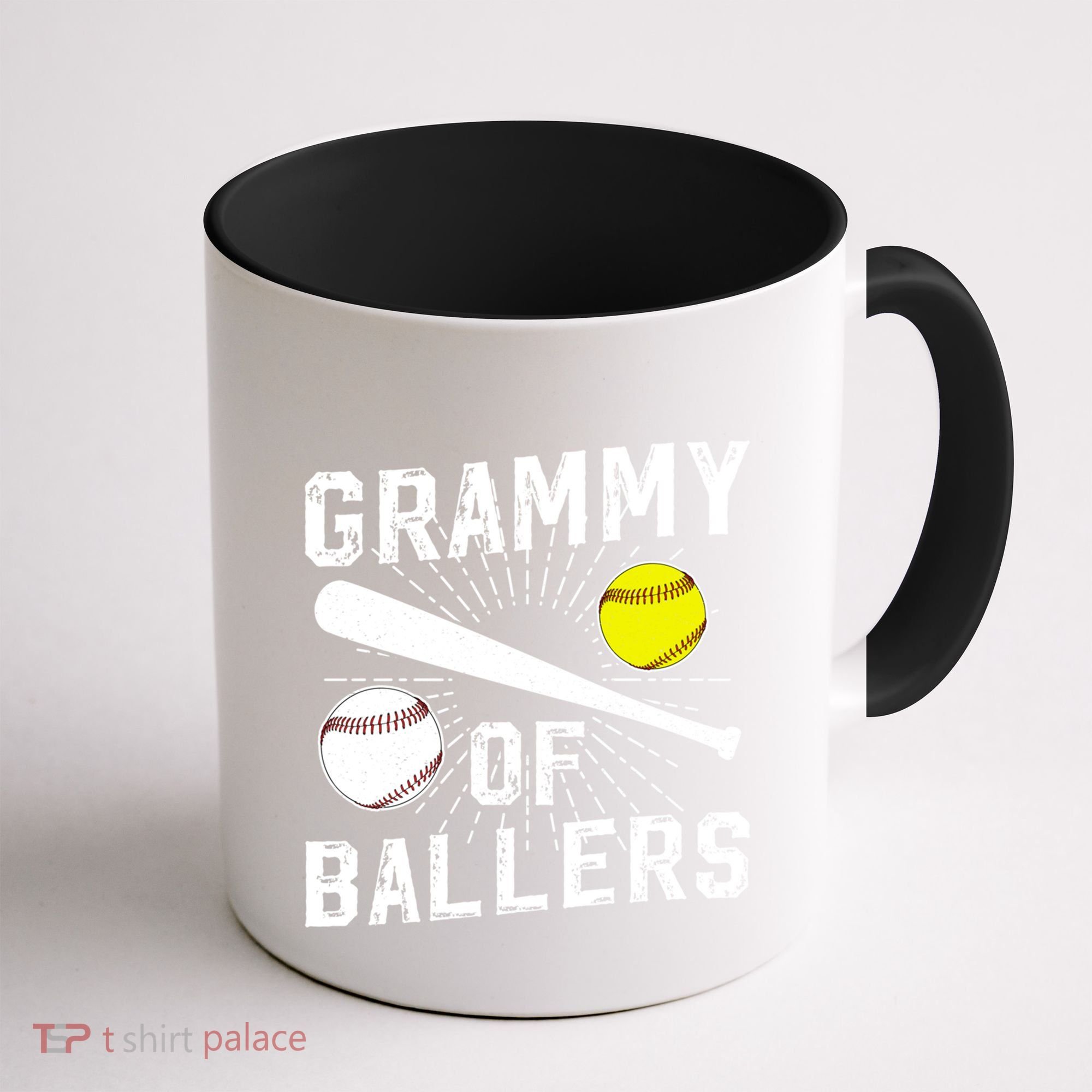 Grammy Of Ballers Baseball Softball Grammy Grandma Gift Coffee Mug