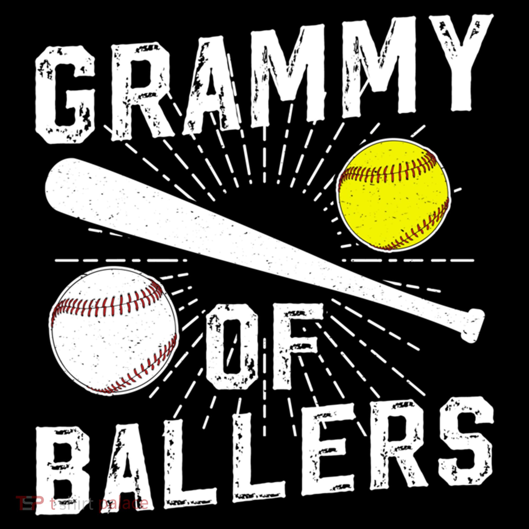 Grammy Of Ballers Baseball Softball Grammy Grandma Gift Coffee Mug