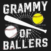 Grammy Of Ballers Baseball Softball Grammy Grandma Gift Ornament thumb 1