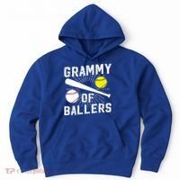 Grammy Of Ballers Baseball Softball Grammy Grandma Gift Hoodie thumb 0