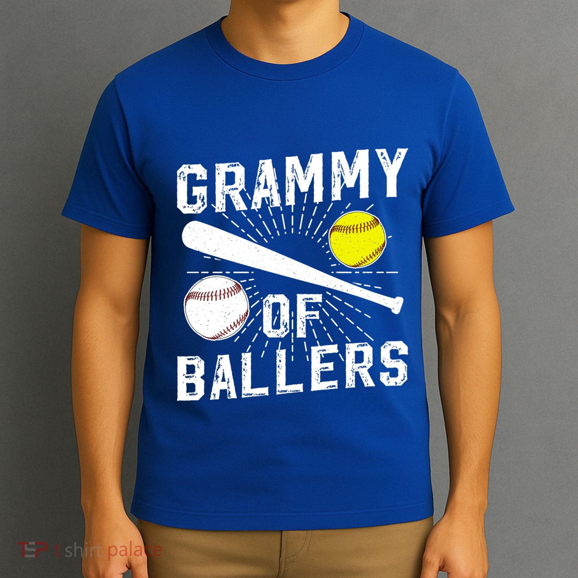 Grammy Of Ballers Baseball Softball Grammy Grandma Gift T-Shirt