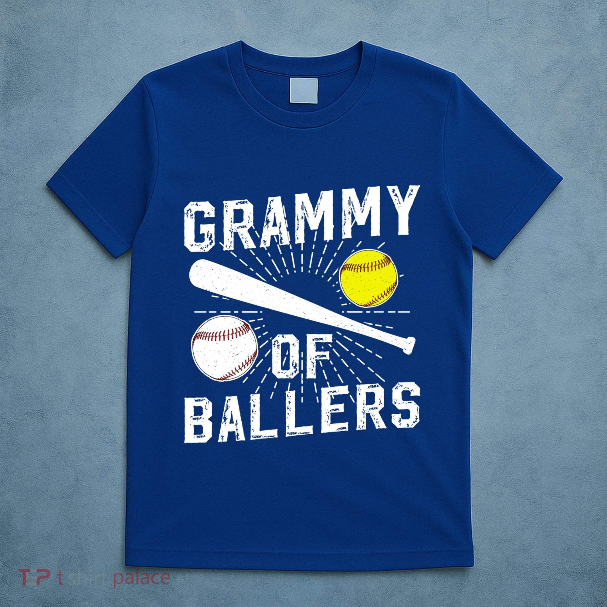 Grammy Of Ballers Baseball Softball Grammy Grandma Gift T-Shirt