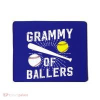 Grammy Of Ballers Baseball Softball Grammy Grandma Gift Mousepad thumb 0