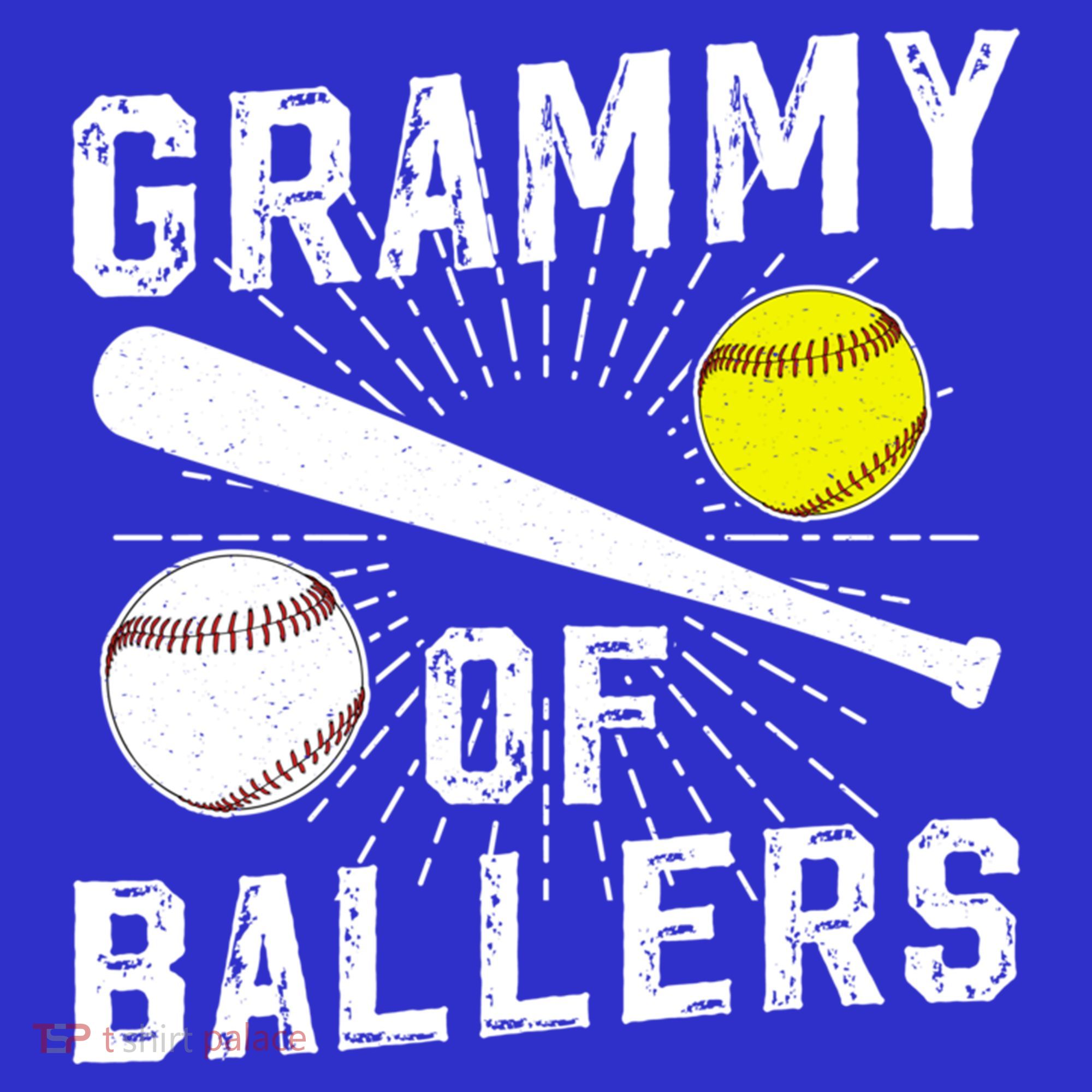 Grammy Of Ballers Baseball Softball Grammy Grandma Gift Women's Tank Top
