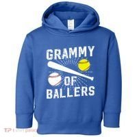 Grammy Of Ballers Baseball Softball Grammy Grandma Gift Toddler Hoodie thumb 0