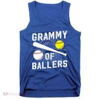Grammy Of Ballers Baseball Softball Grammy Grandma Gift Tank Top thumb 0