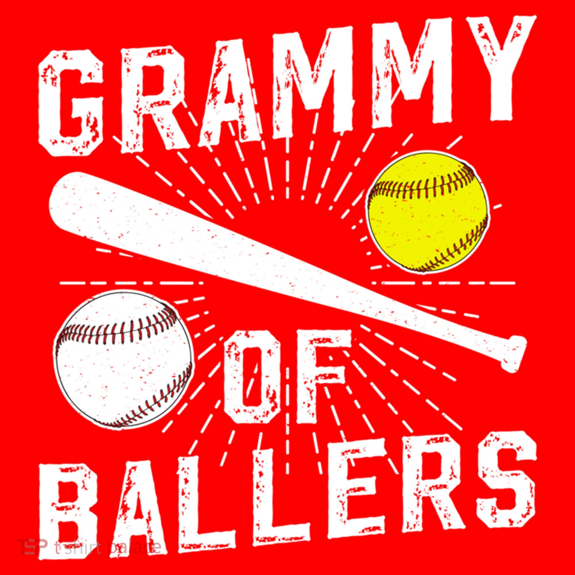 Grammy Of Ballers Baseball Softball Grammy Grandma Gift Santa Hat