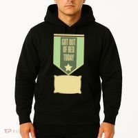 Get Out Of Bed Hoodie thumb 2