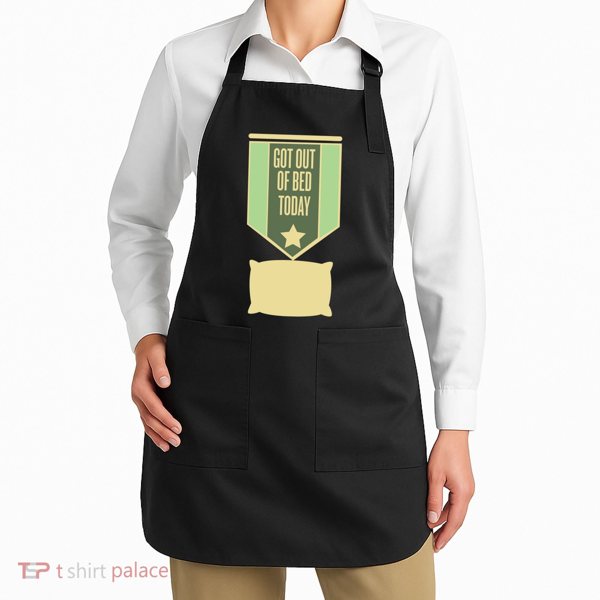 Get Out Of Bed Apron