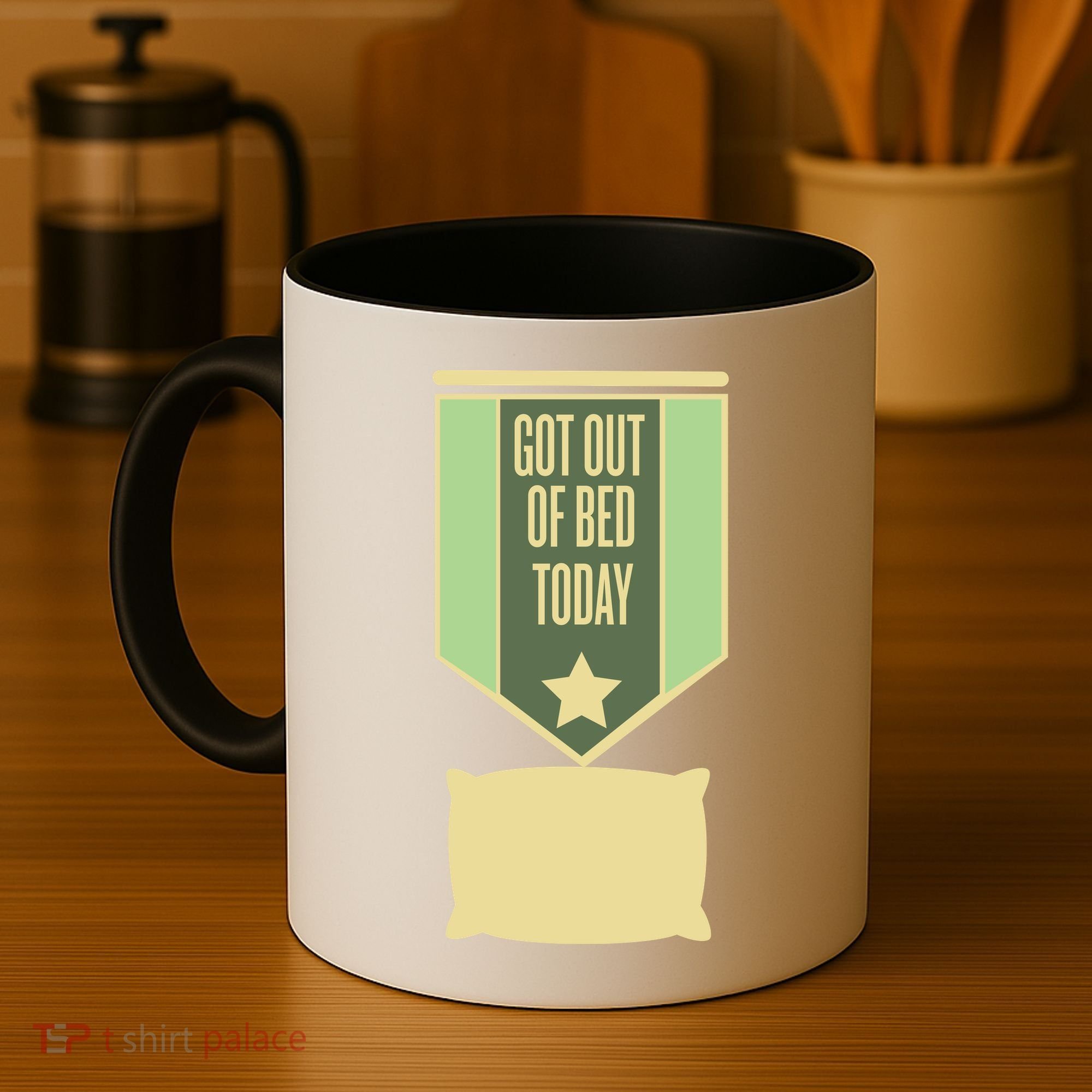 Get Out Of Bed Coffee Mug