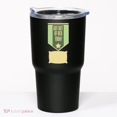 Get Out Of Bed Tumbler