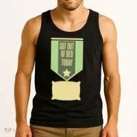 Get Out Of Bed Tank Top thumb 3
