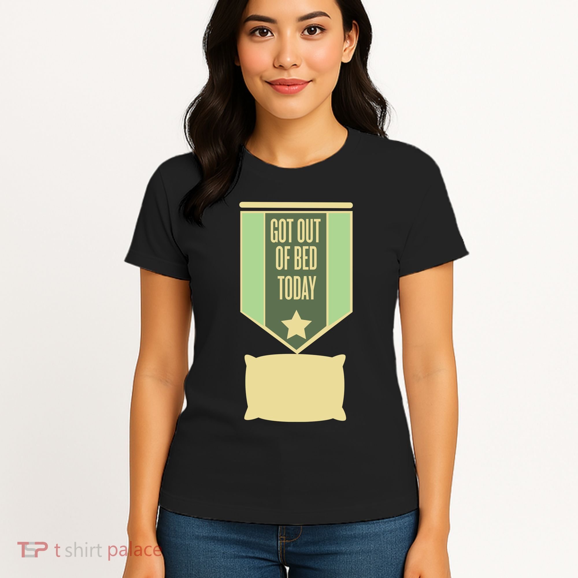 Get Out Of Bed Women's T-Shirt