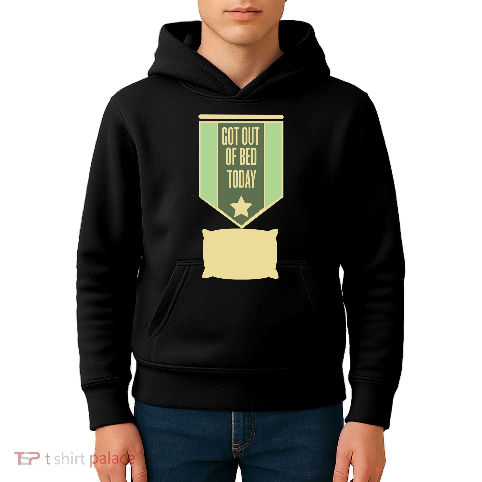 Get Out Of Bed Kids Hoodie