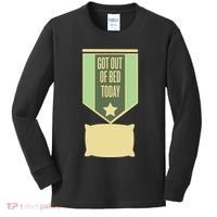 Get Out Of Bed Kids Long Sleeve Shirt thumb 0