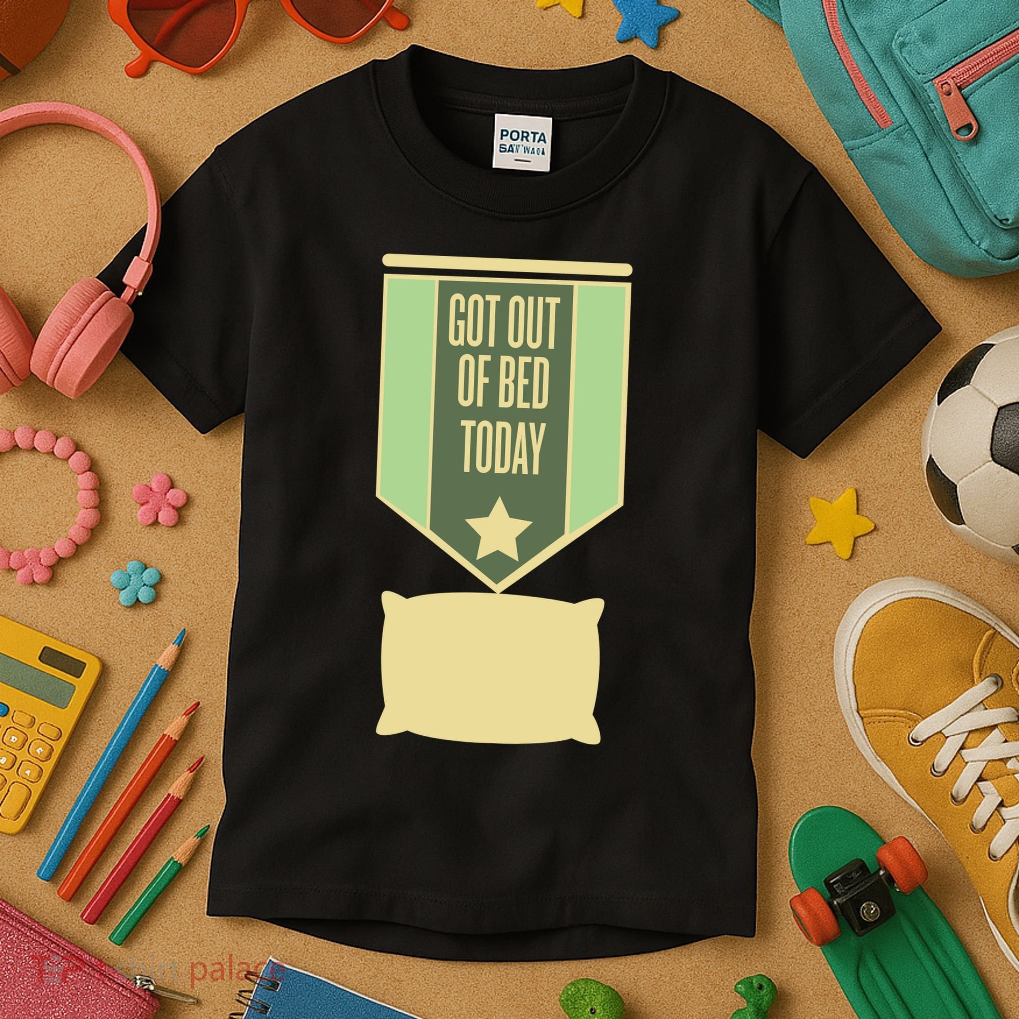 Get Out Of Bed Kids T-Shirt