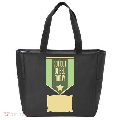 Get Out Of Bed Tote Bag