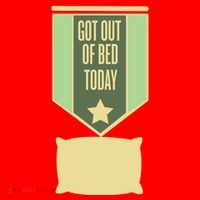 Get Out Of Bed Santa Hat thumb 1
