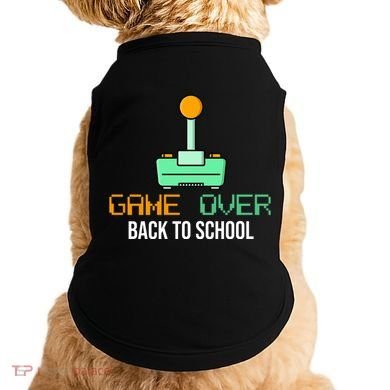 Game Over Back To School Gaming Doggie Tank