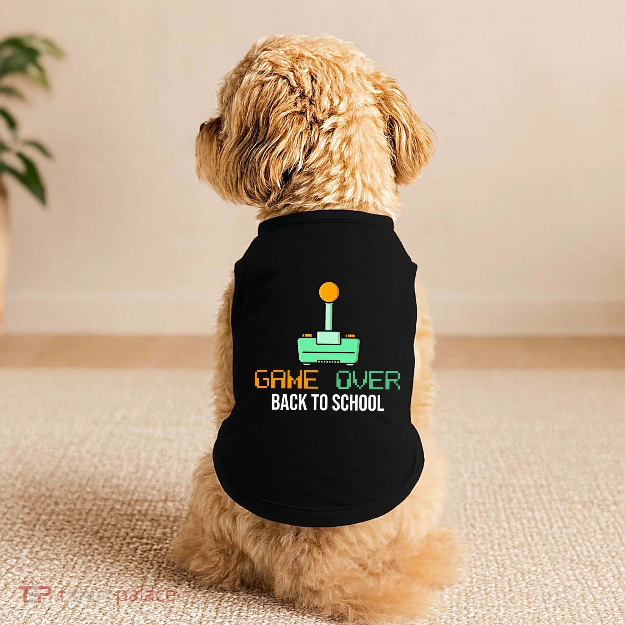 Game Over Back To School Gaming Doggie Tank