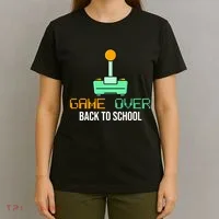 Game Over Back To School Gaming T-Shirt thumb 4