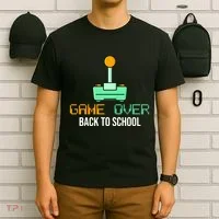Game Over Back To School Gaming T-Shirt thumb 6