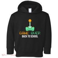 Game Over Back To School Gaming Toddler Hoodie thumb 0