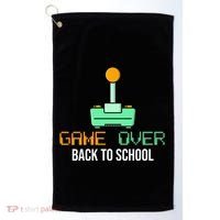 Game Over Back To School Gaming Golf Towel thumb 0