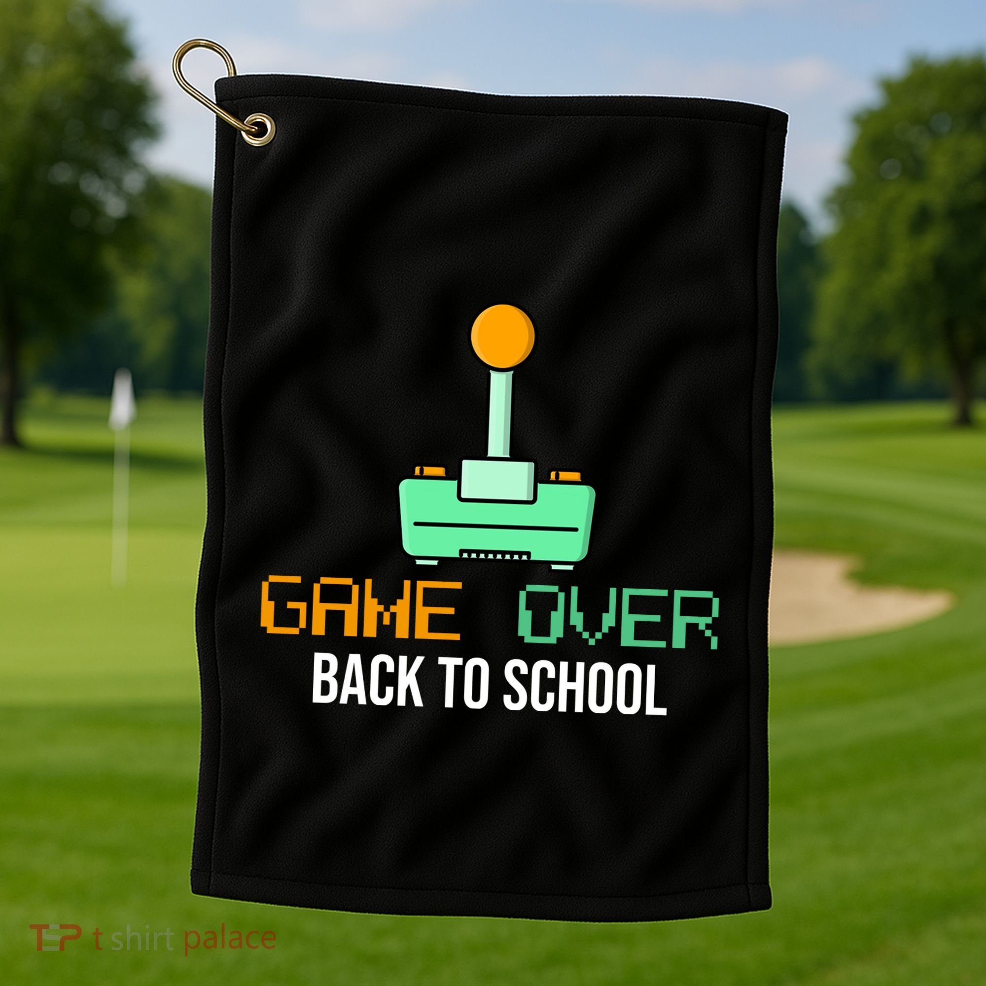 Game Over Back To School Gaming Golf Towel