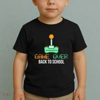 Game Over Back To School Gaming Toddler T-Shirt thumb 2