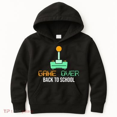 Game Over Back To School Gaming Kids Hoodie